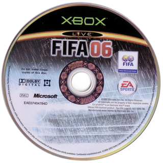 FIFA 06 Soccer (USA) Game Disc